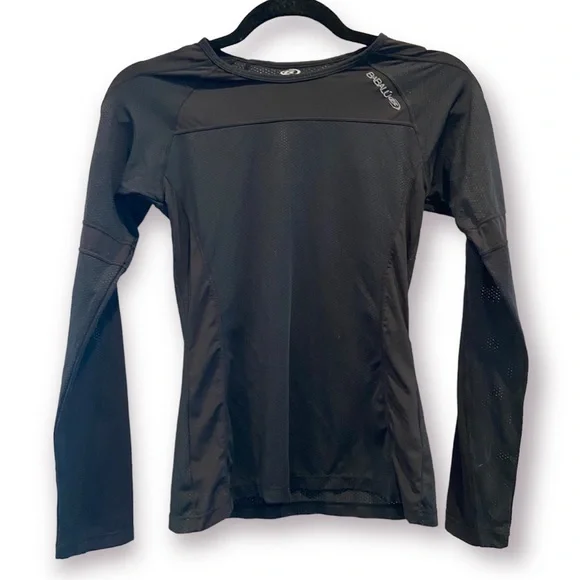 Haut femme taille L 46 noir top sans manches polyester viscose dames